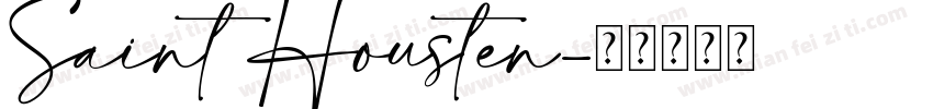 Saint Housten字体转换